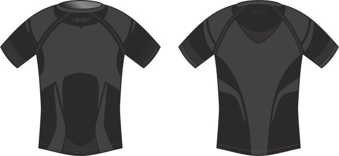 ТЕРМОБЕЛЬЕ KV+ SEAMLESS T-shirt unisex black 7S10.1 в Твери