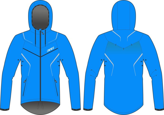 Куртка KV+ BREEZE jacket windproof unisex blue 20S18.RUS в Твери