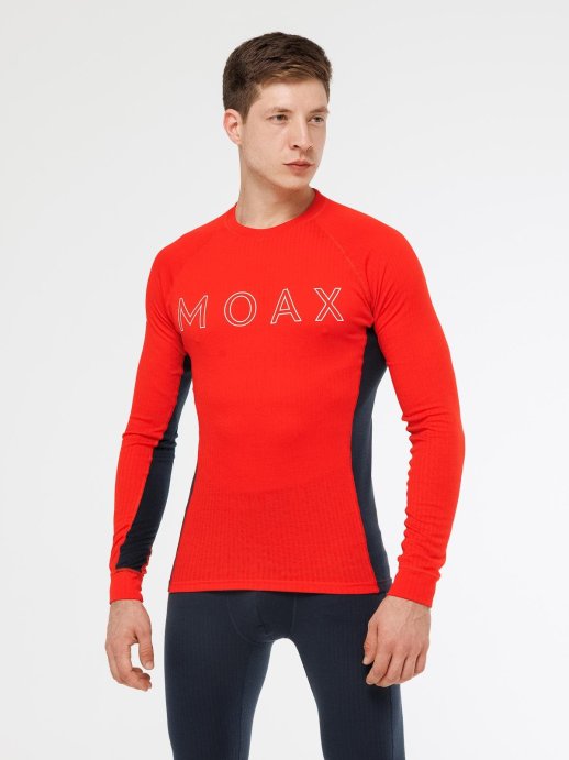 Термофутболка Moax Race LS муж. MX114031/99990 ярко-красный/синий