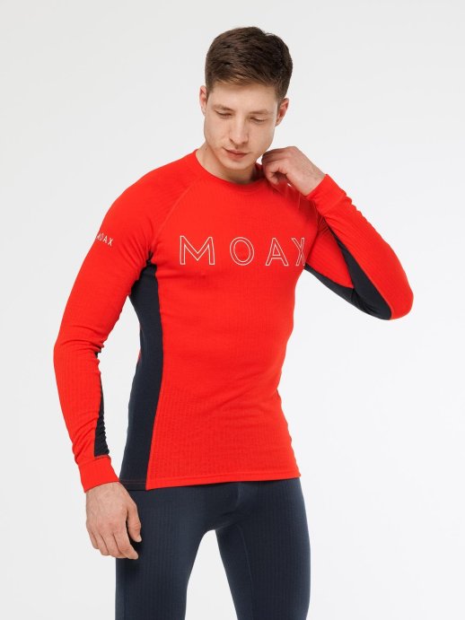 Термофутболка Moax Race LS муж. MX114031/99990 ярко-красный/синий