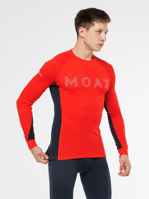 Термофутболка Moax Race LS муж. MX114031/99990 ярко-красный/синий