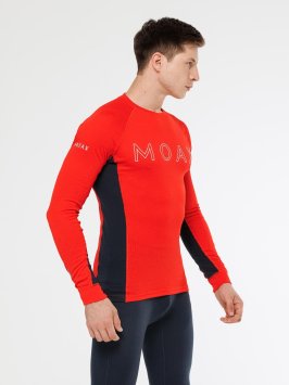 Термофутболка Moax Race LS муж. MX114031/99990 ярко-красный/синий
