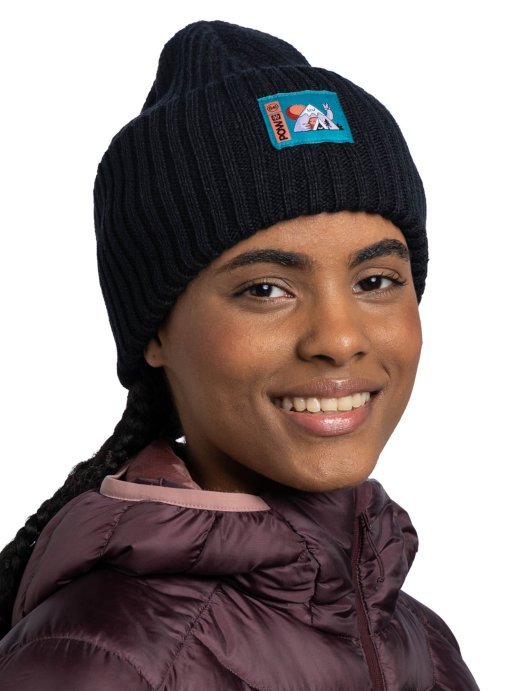 Шапка Buff Knitted Hat Pow Rutger Black 136882.999.10.00
