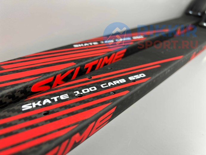 Лыжероллеры SKI TIME SK100 Carbon NEW Black/Red (3)