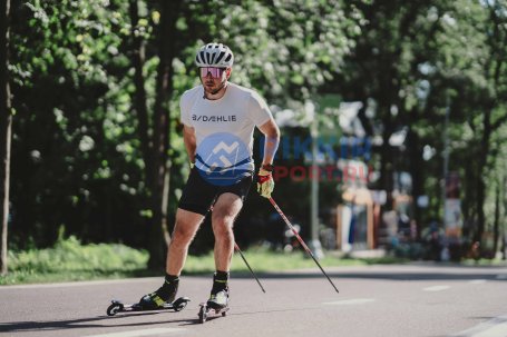 Лыжероллеры SKI TIME SK100 Carbon NEW Black/Red (3)