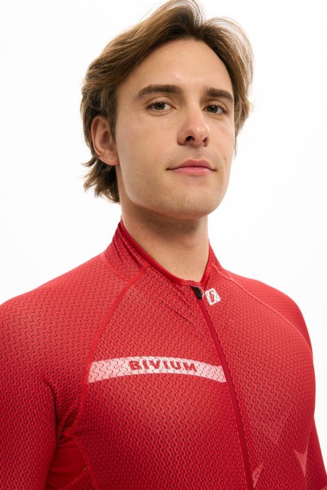 Комбинезон гоночный Bivium Спринт муж. белый_красный