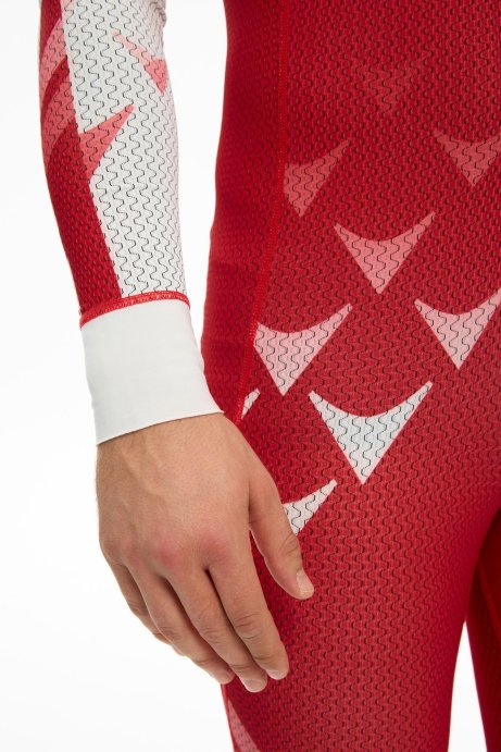 Комбинезон гоночный Bivium Спринт муж. белый_красный