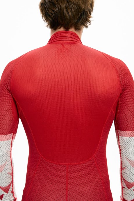 Комбинезон гоночный Bivium Спринт муж. белый_красный