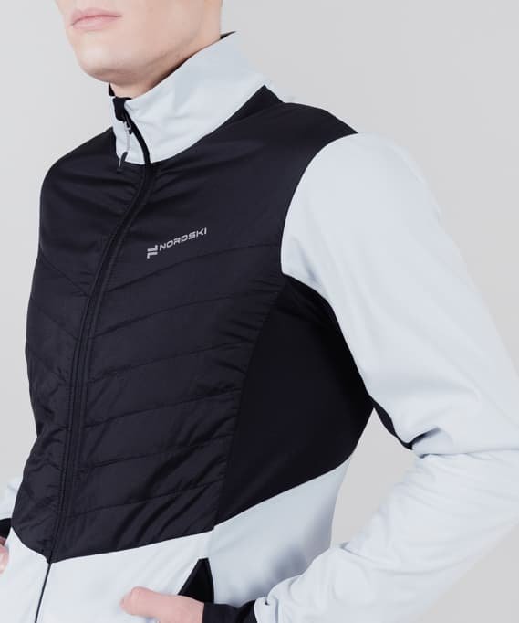 Куртка Nordski Hybrid Pro Pearl Blue/Black NSM303019