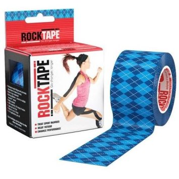 тейп-лента RockTape Design, 5см х 5м, синий узор RCT100-ARG-OS