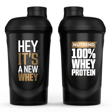 Шейкер Nutrend 600мл Черный 100% Whey в Твери