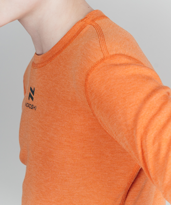 Комплект термобелья Nordski Jr.Soft Orange/Green NSJ358903