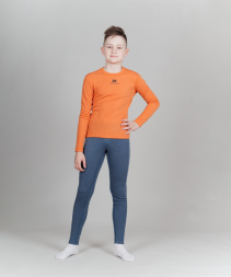 Комплект термобелья Nordski Jr.Soft Orange/Green NSJ358903