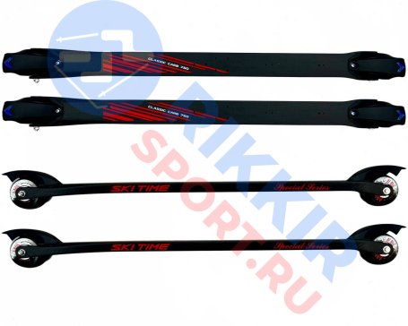Лыжероллеры SKI TIME CL70-50 Carbon NEW Black/Red 750 (3)