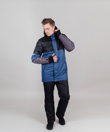 Утепленная куртка Nordski Casual Black/Denim NSM750054