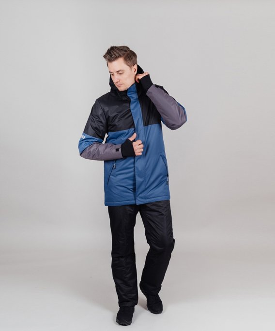Утепленная куртка Nordski Casual Black/Denim NSM750054