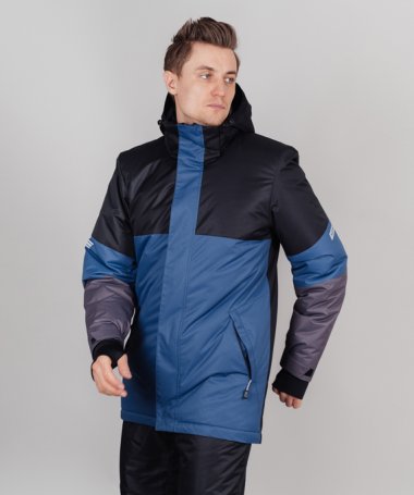 Утепленная куртка Nordski Casual Black/Denim NSM750054