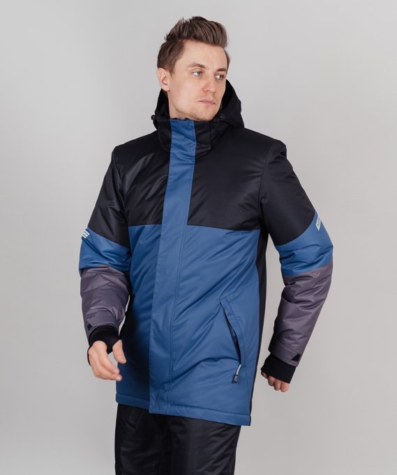 Утепленная куртка Nordski Casual Black/Denim NSM750054