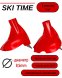 ЛАПКА Ski Time 8.5мм узкая красн.