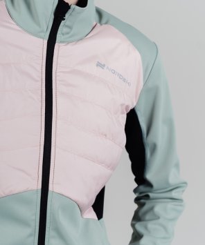 Куртка Nordski Hybrid Pro Ice Mint/Soft Pink W NSW606309