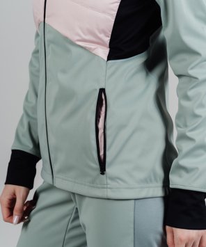 Куртка Nordski Hybrid Pro Ice Mint/Soft Pink W NSW606309