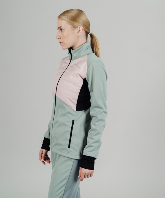 Куртка Nordski Hybrid Pro Ice Mint/Soft Pink W NSW606309