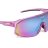 Очки KV+ ALPHA glasses pink crystal lens peach red SG15.12