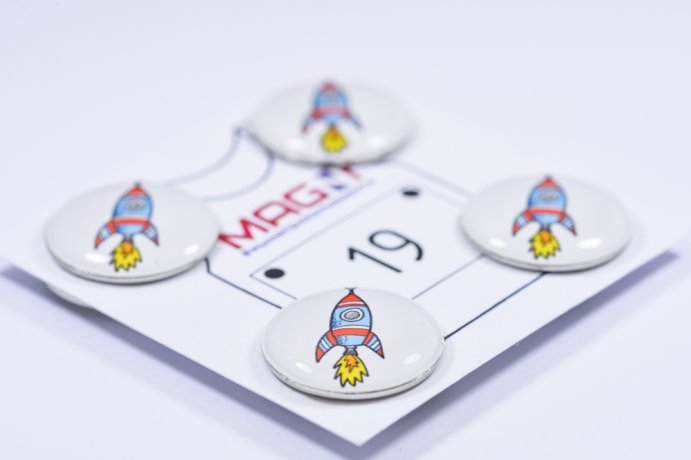 Магнитные держатели для номера &quot;Ракета&quot;