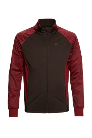 Куртка разминочная Bivium "Баланс 2.0" муж. бордовый_кофейный