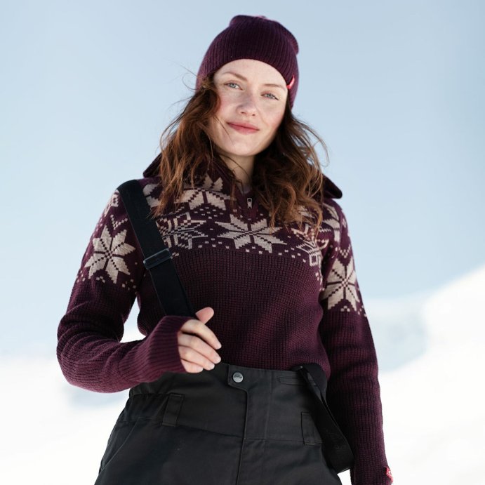 Свитер ULVANG Rav Kiby жен. 77316/80851 инжир/песочный в Твери