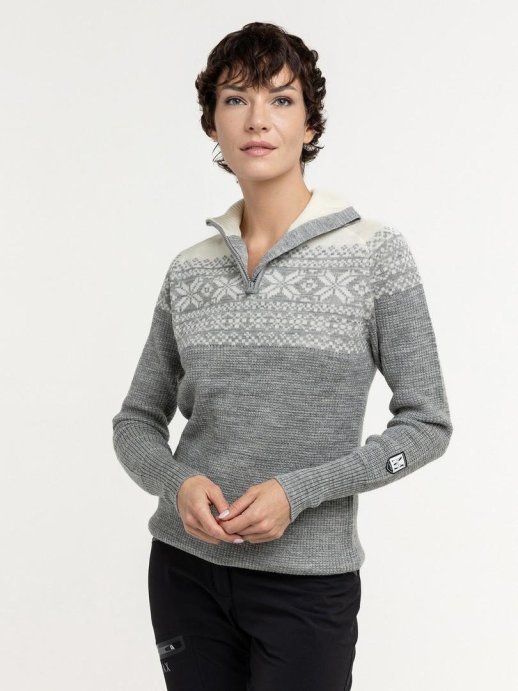 Свитер MOAX Tirvas жен. MX714020/11200 серый меланж