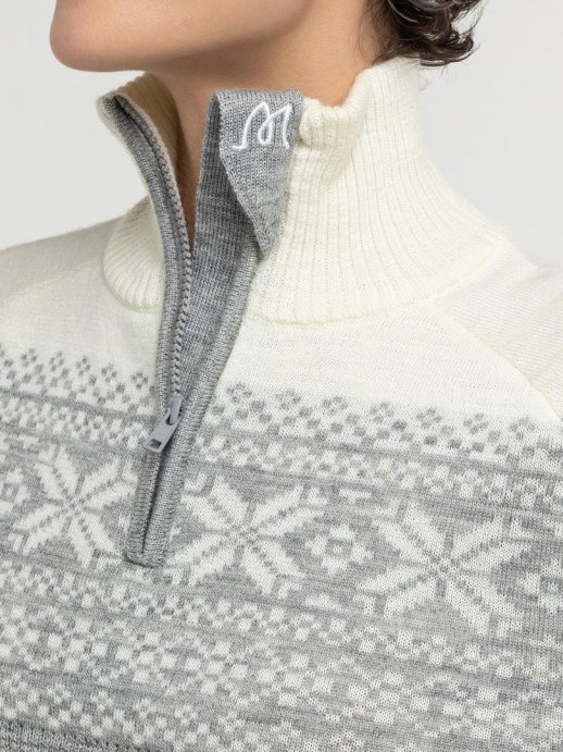 Свитер MOAX Tirvas жен. MX714020/11200 серый меланж