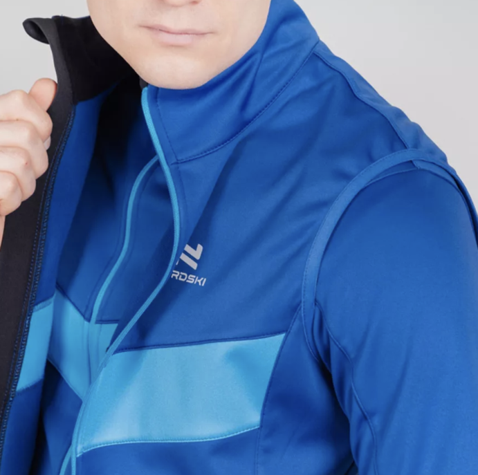 Жилет разминочный Nordski Jr. Base True Blue/Blue NSJ832797 в Мурманске