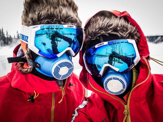 Маска от холода VAPRO AIRTRIM Sport Black