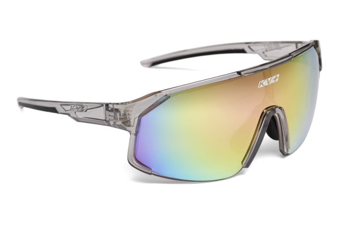 Очки KV+ ALPHA glasses warm grey crystal lens rosegold SG15.15