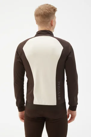 Куртка разминочная Bivium "Баланс 2.0" муж. молочный_кофейный