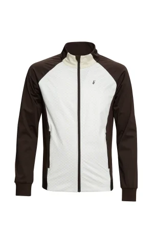 Куртка разминочная Bivium "Баланс 2.0" муж. молочный_кофейный