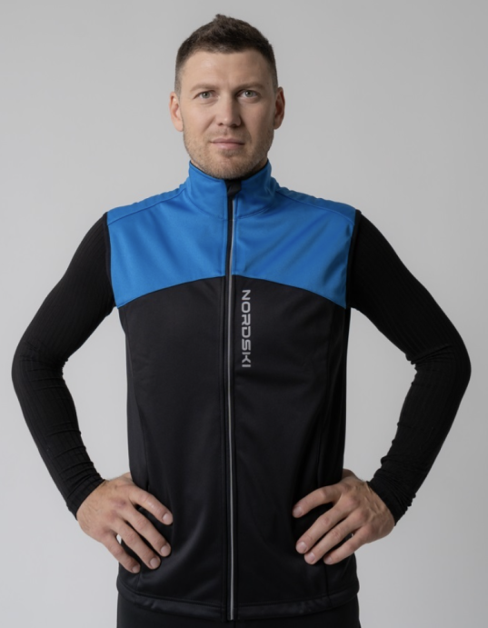 Жилет разминочный Nordski ACTIVE Blue/Black NSM407710