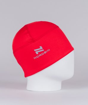 Тренировочная шапка Nordski Warm Red NSV228900 (L)