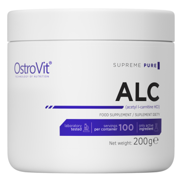 Ацетил Л-Карнитин Acetyl L-Carnitine OstroVit ALC 200гр natural