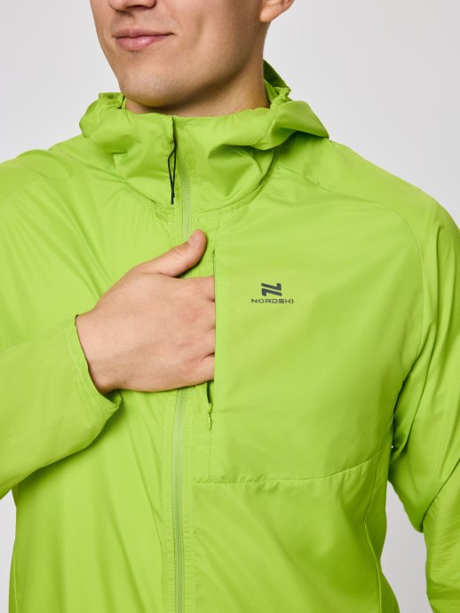 Ветровка Nordski Easy Run Lime NSM193365