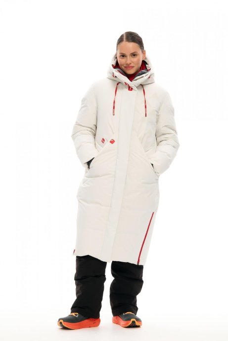 Куртка пуховая Bivium Verum жен. белый