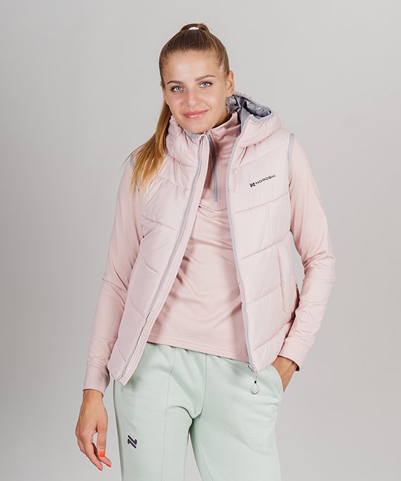 Утепленный Жилет Nordski Air Soft Pink W NSW659994