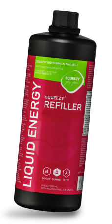 Гель питьевой с электролитами SQUEEZY LIQUID ENERGY, 1000 мл, (без вкуса)