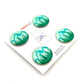 Магнитные держатели для номера "Trail running"