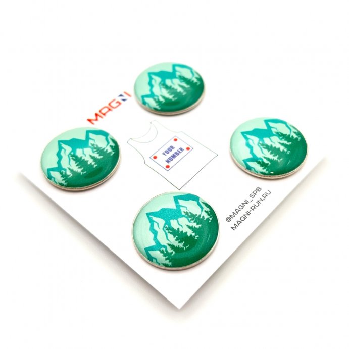 Магнитные держатели для номера "Trail running" в Твери