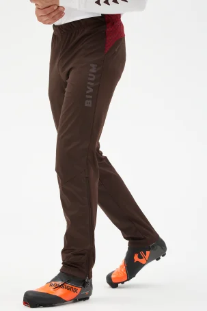 Брюки разминочные Bivium &quot;Баланс 2.0&quot; муж. бордовый_кофейный