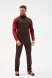 Брюки разминочные Bivium &quot;Баланс 2.0&quot; муж. бордовый_кофейный