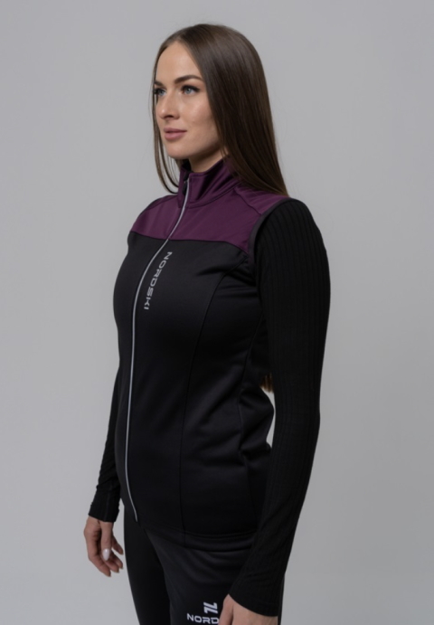Жилет разминочный NORDSKI Active Purple/Black W NSW482733 в Твери
