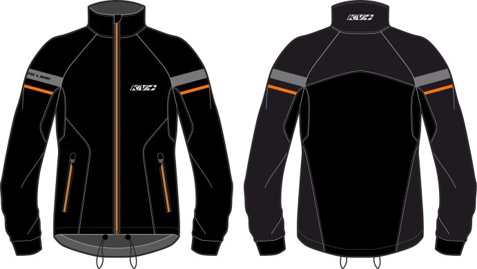 Куртка KV+ CROSS jacket unisex black 23V110.1